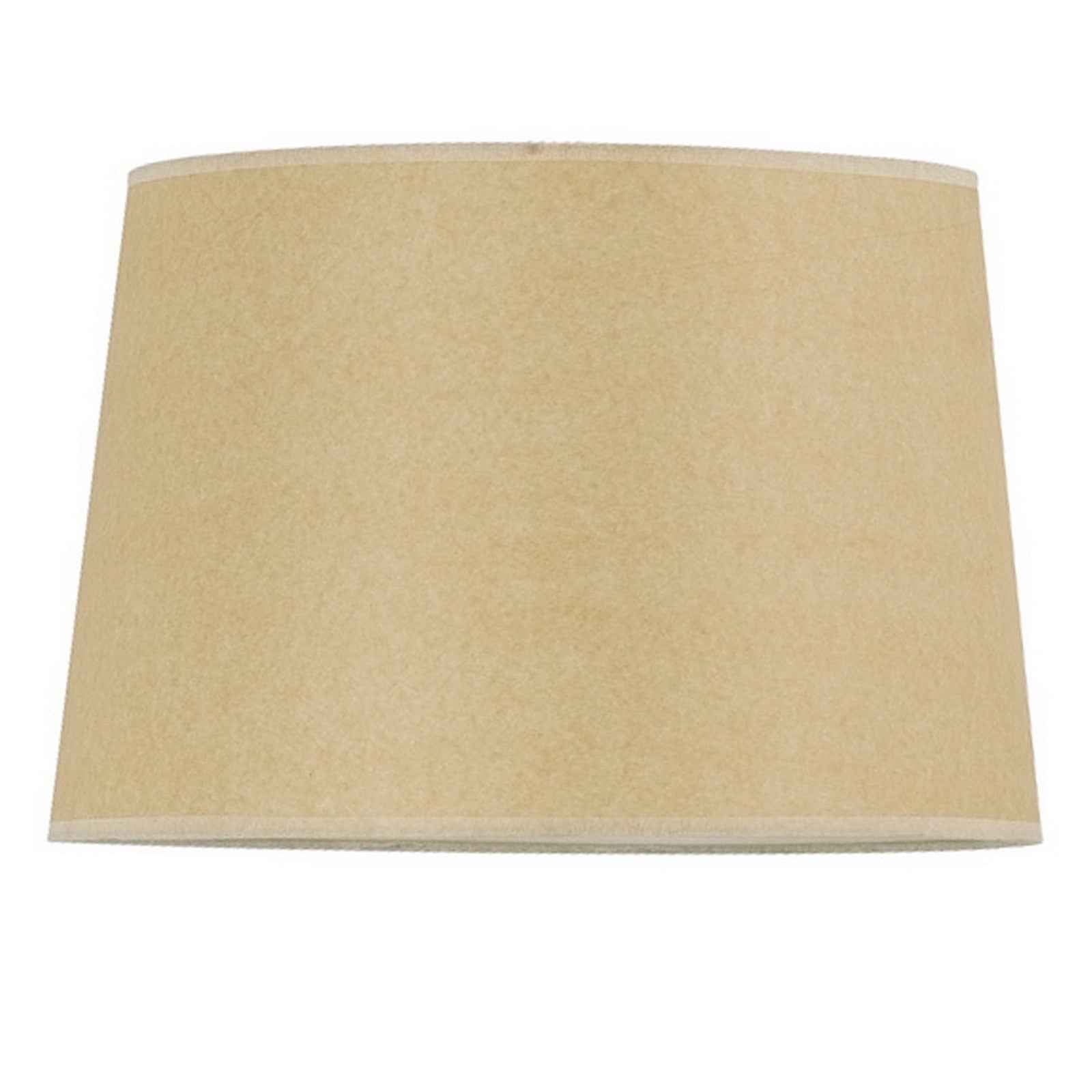 Tan Paper Plain Drum Lamp Shade