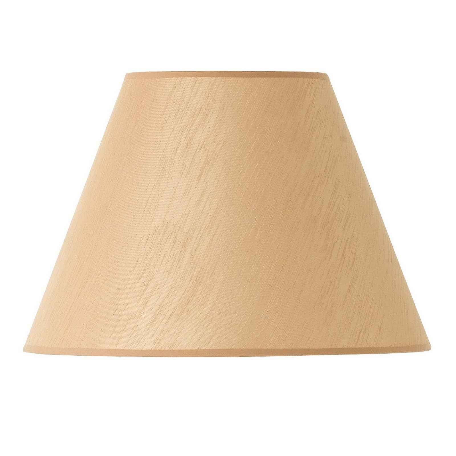 Golden Brown Linen Plain Empire Lamp Shade