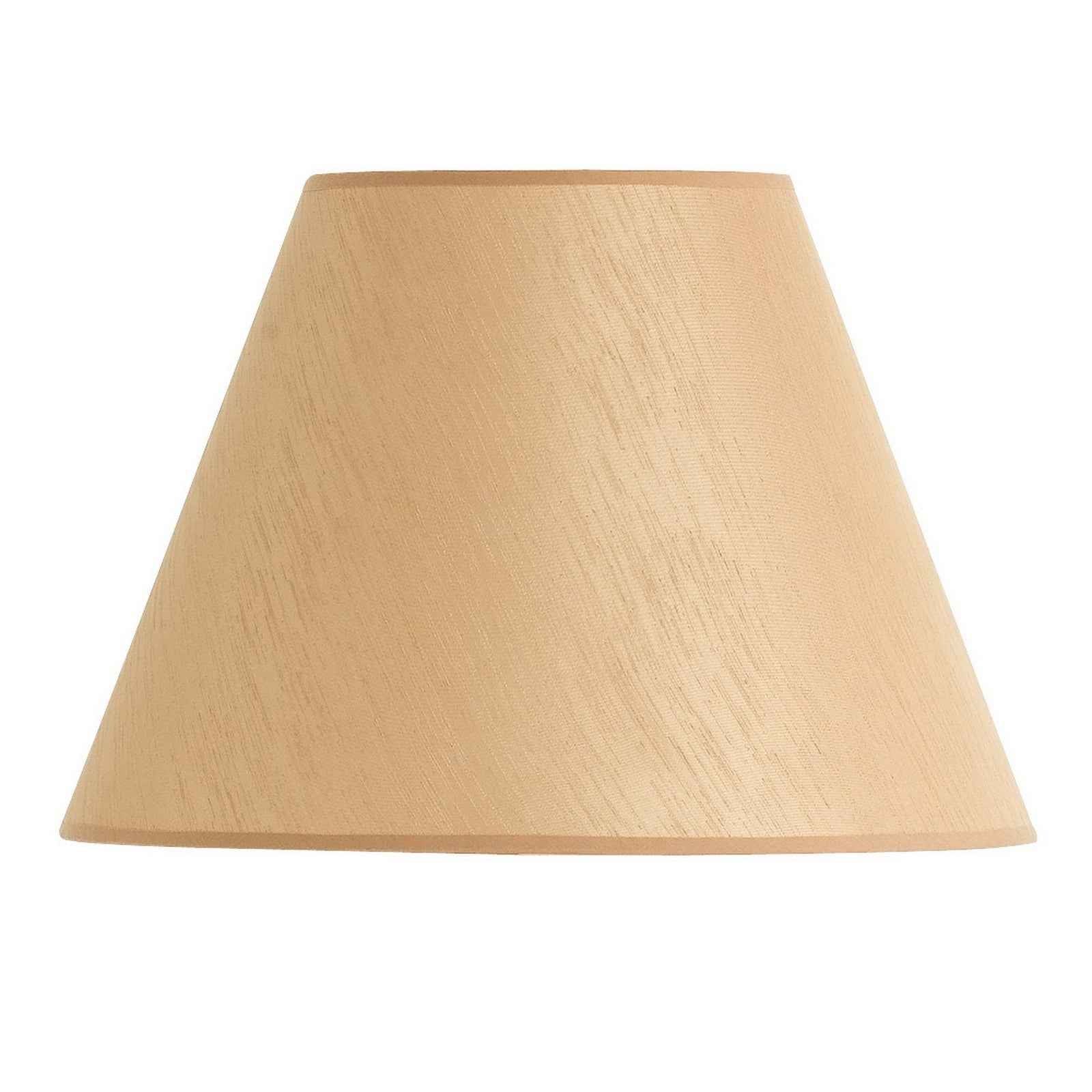 Golden Brown Linen Plain Empire Lamp Shade
