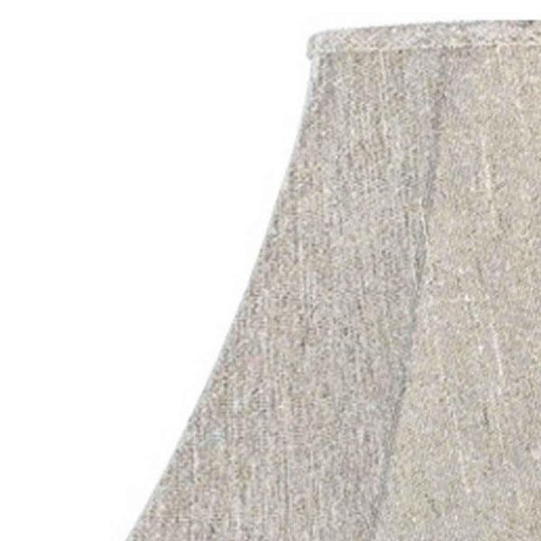 Light Gray Linen Plain Bell Lamp Shade