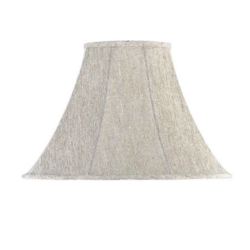 Light Gray Linen Plain Bell Lamp Shade