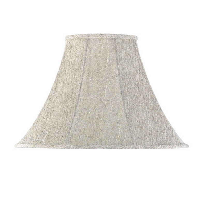 Light Gray Linen Plain Bell Lamp Shade