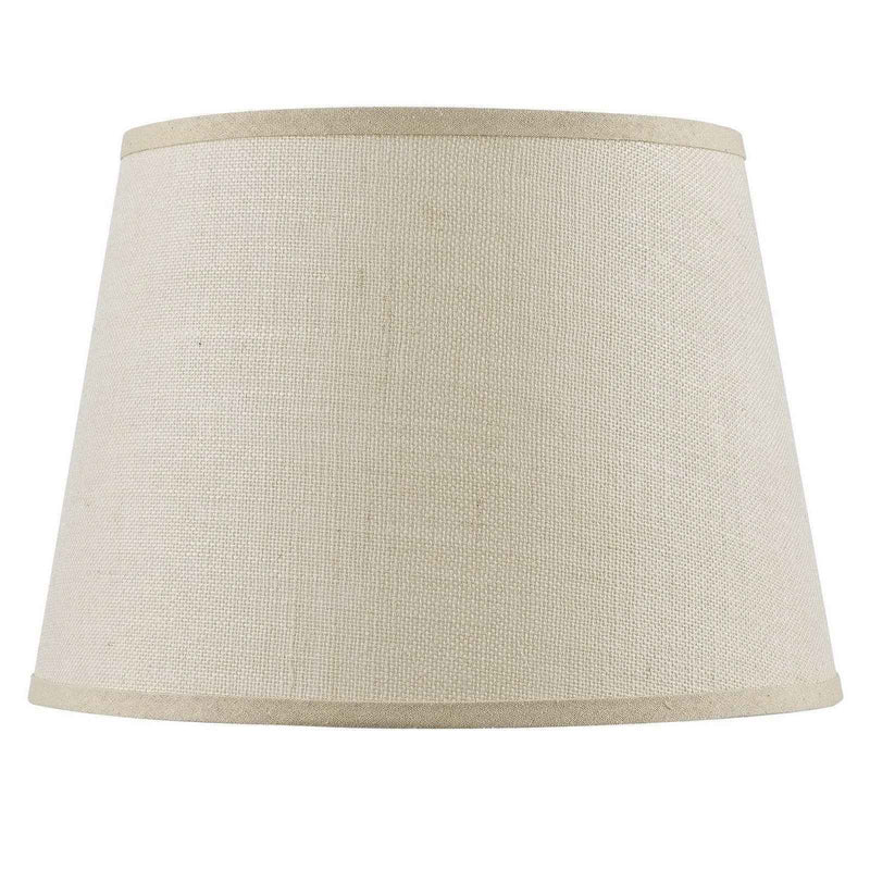 Light Brown Burlap Plain Drum Lamp Shade
