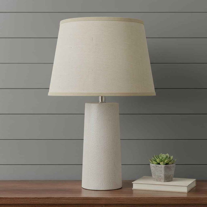 Light Brown Burlap Plain Drum Lamp Shade