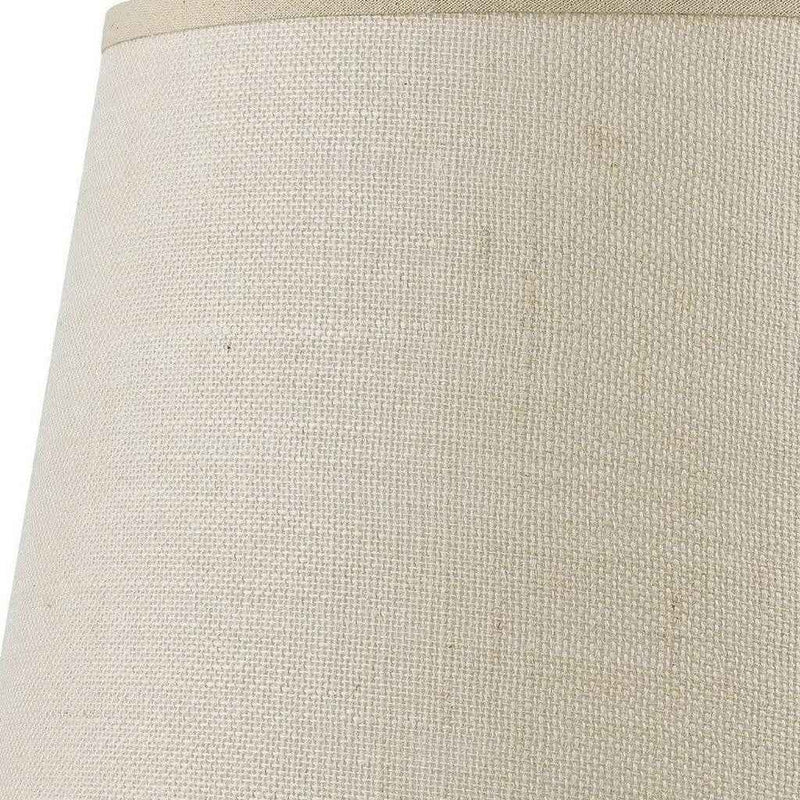 Light Brown Burlap Plain Drum Lamp Shade