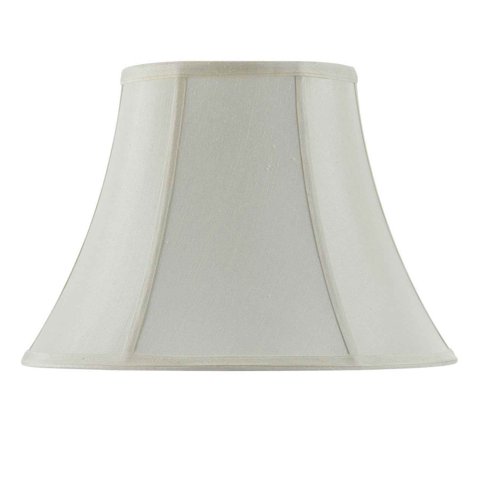 Eggshell Linen Piped Bell Lamp Shade