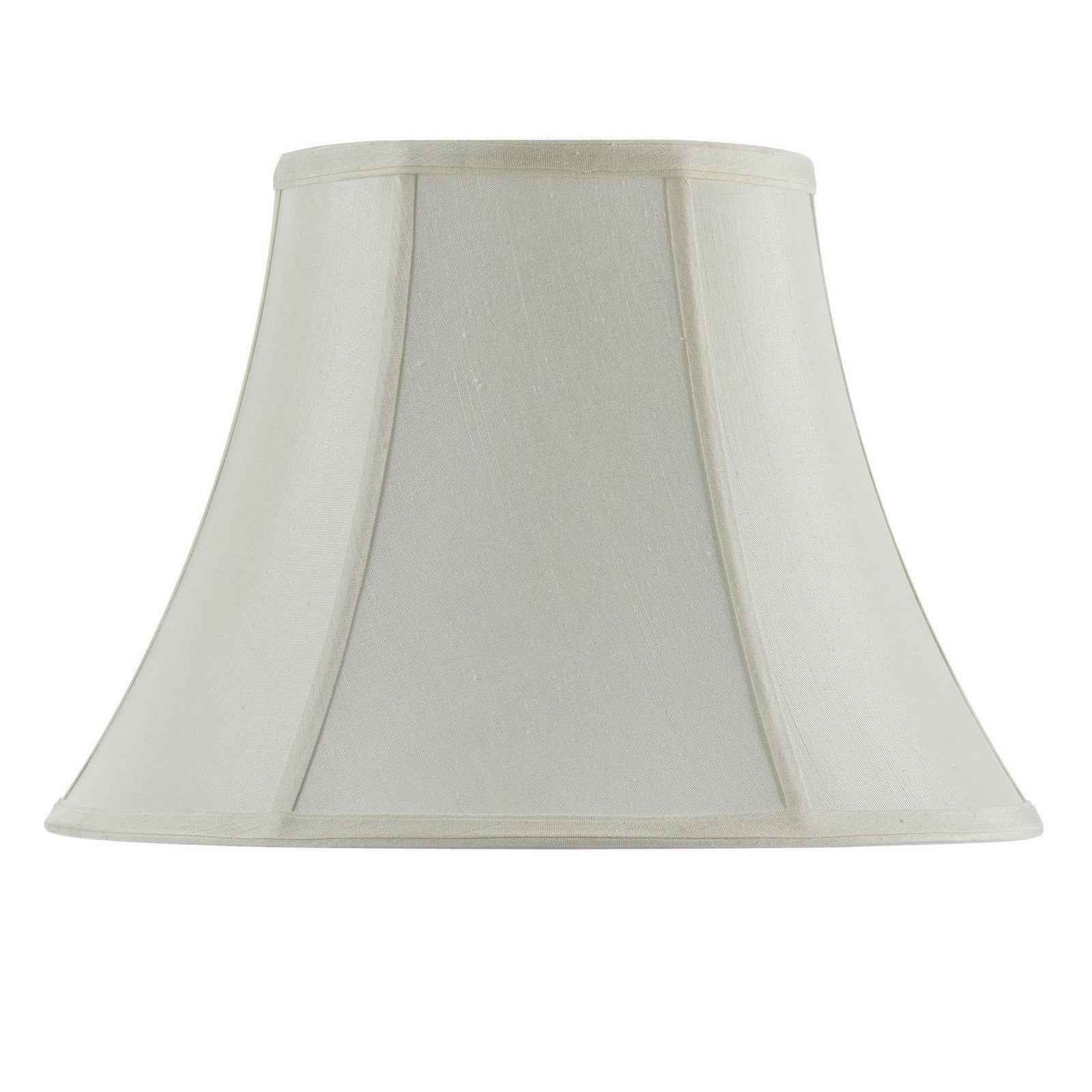 Eggshell Linen Piped Bell Lamp Shade
