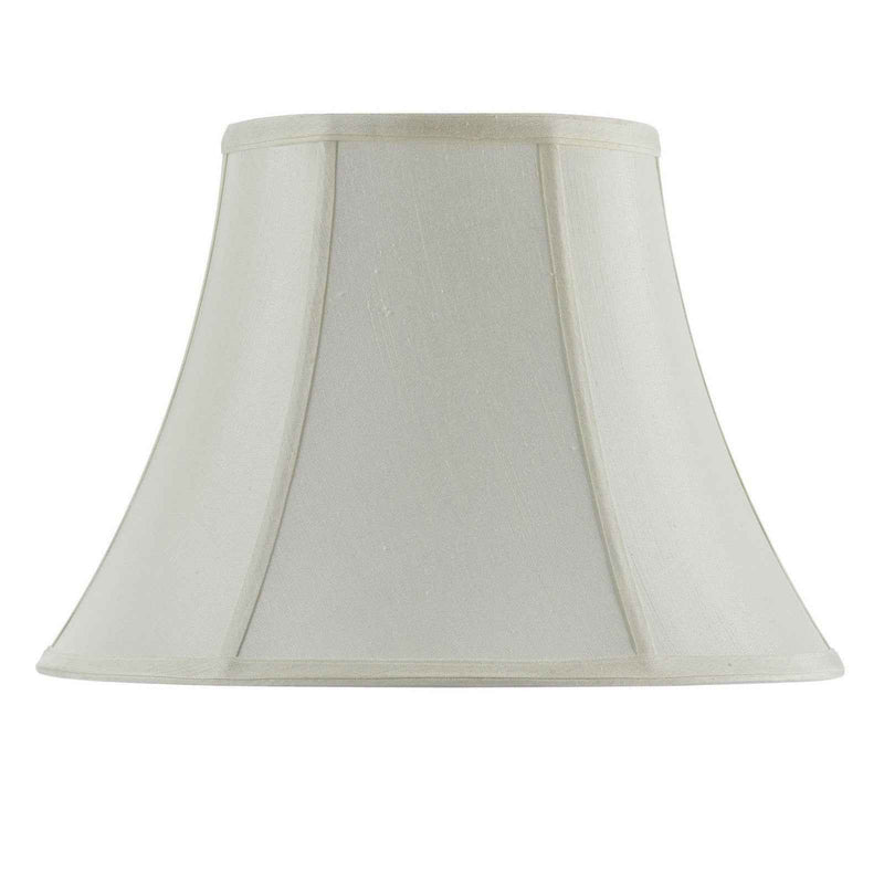 Eggshell Linen Piped Bell Lamp Shade
