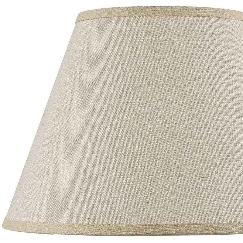 Light Brown Burlap Plain Drum Lamp Shade
