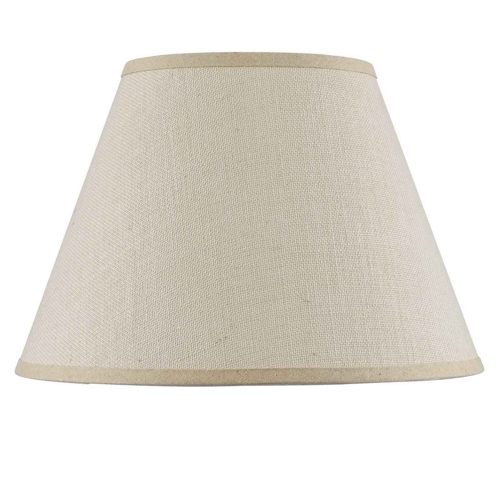 Light Brown Burlap Plain Drum Lamp Shade