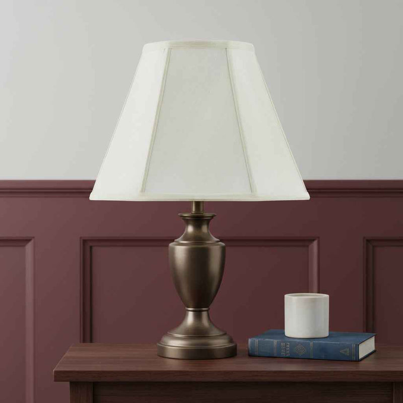 Eggshell Linen Piped Empire Lamp Shade