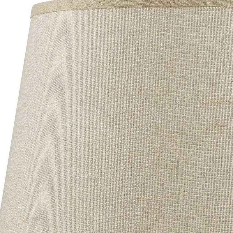 Light Brown Burlap Plain Drum Lamp Shade
