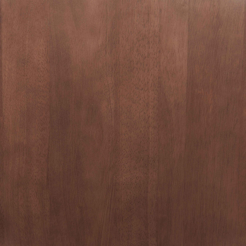 Set of Two Walnut Solid Manufactured Wood and Wood Low Back Bar Chairs