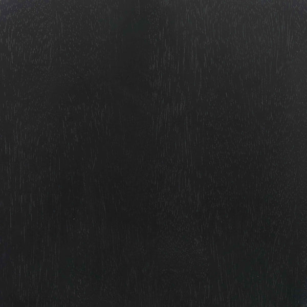 Set of Two Black Solid Manufactured Wood and Wood Low Back Bar Chairs