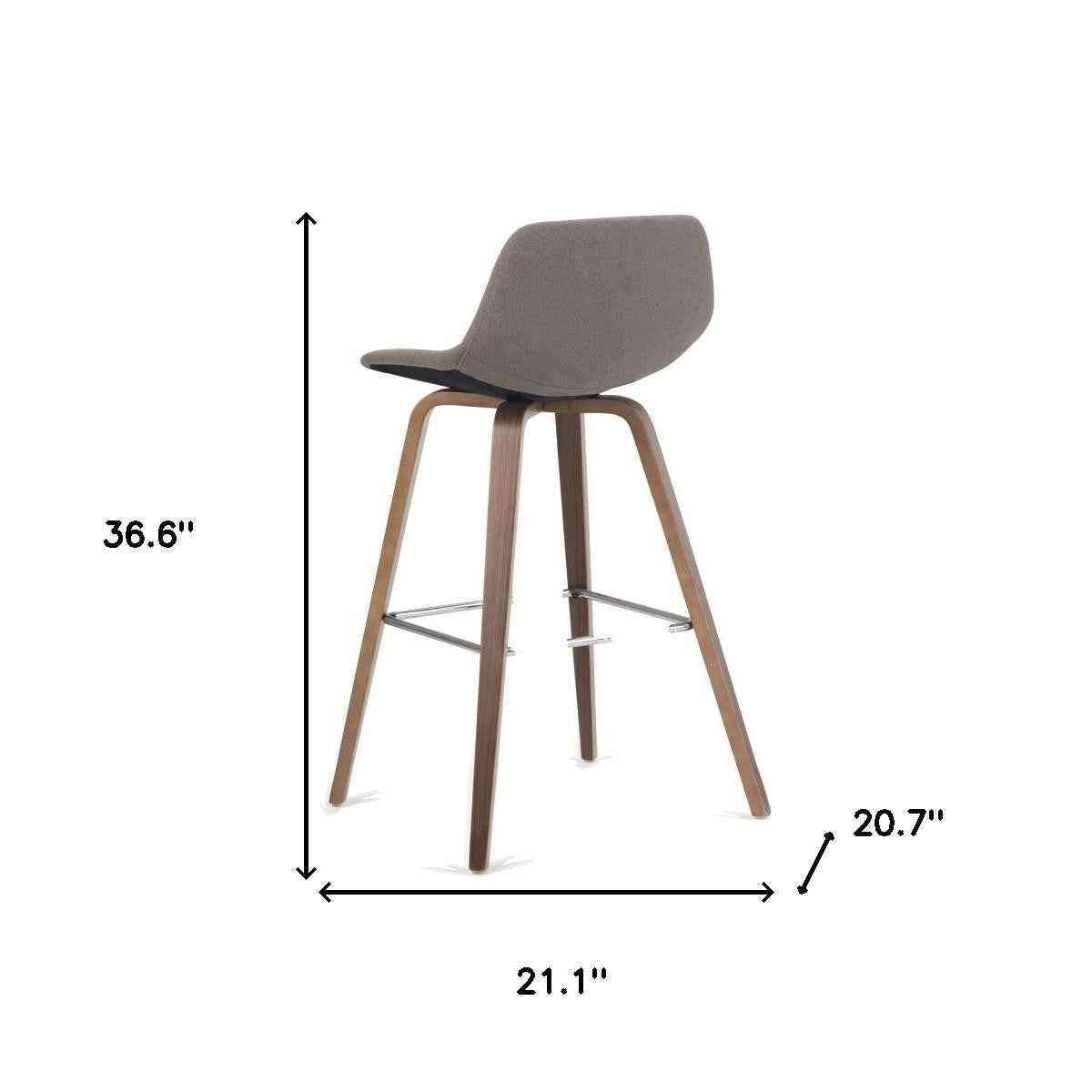 28" Green Wood Backless Counter Height Bar Chair