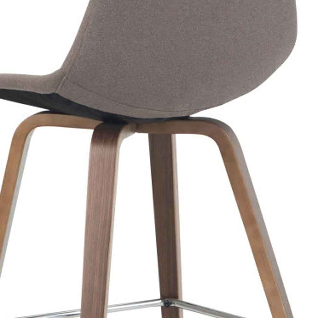 28" Green Wood Backless Counter Height Bar Chair