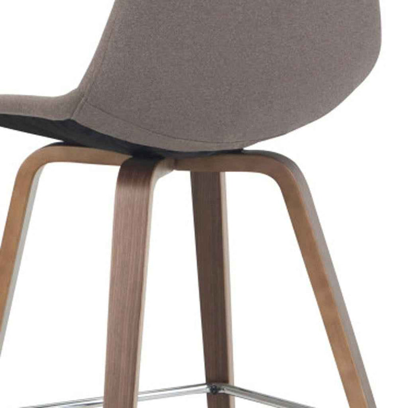 28" Green Wood Backless Counter Height Bar Chair