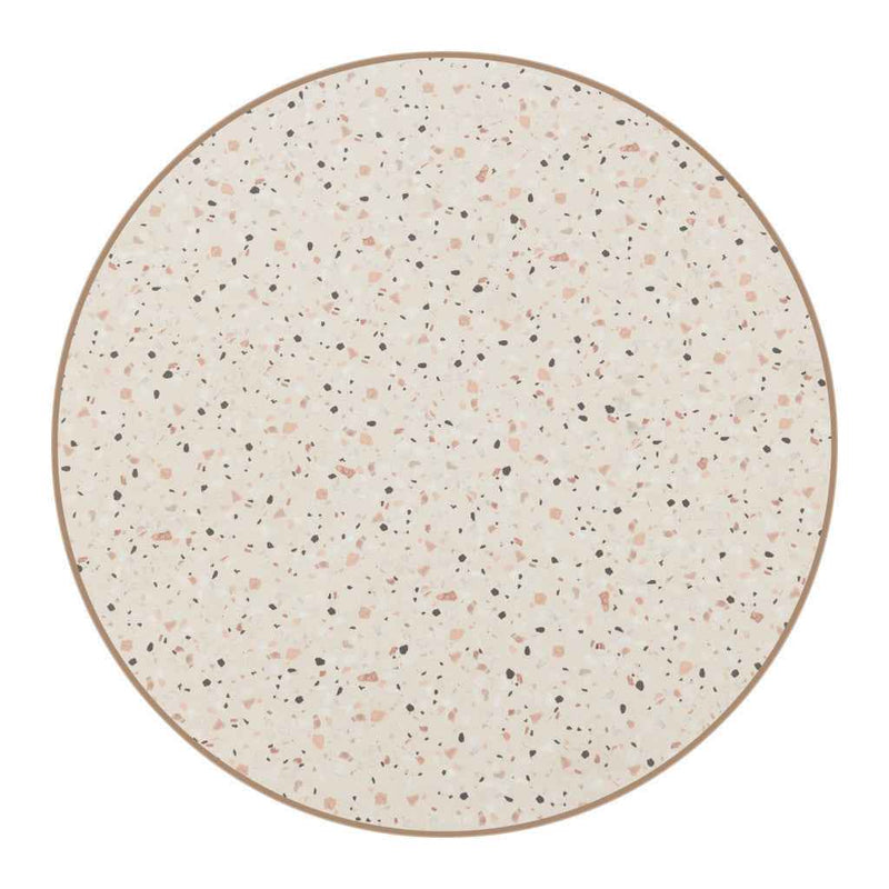 24" Wood Rounded Bar Table