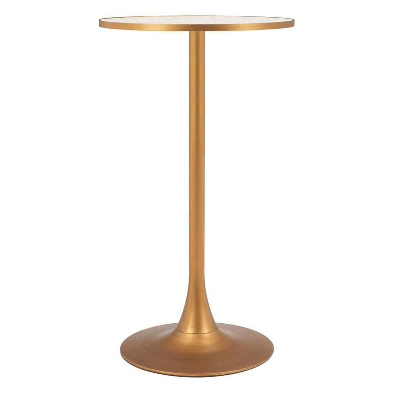 24" Wood Rounded Bar Table