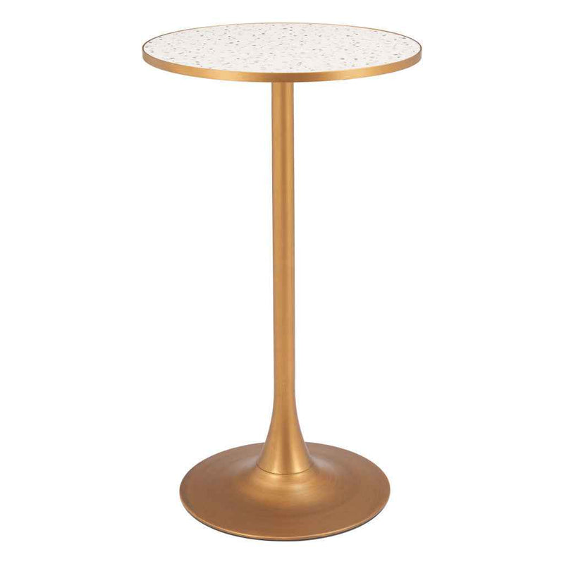24" Wood Rounded Bar Table