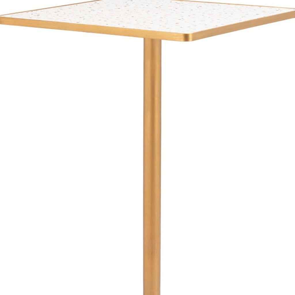 24" Wood Square Bar Table