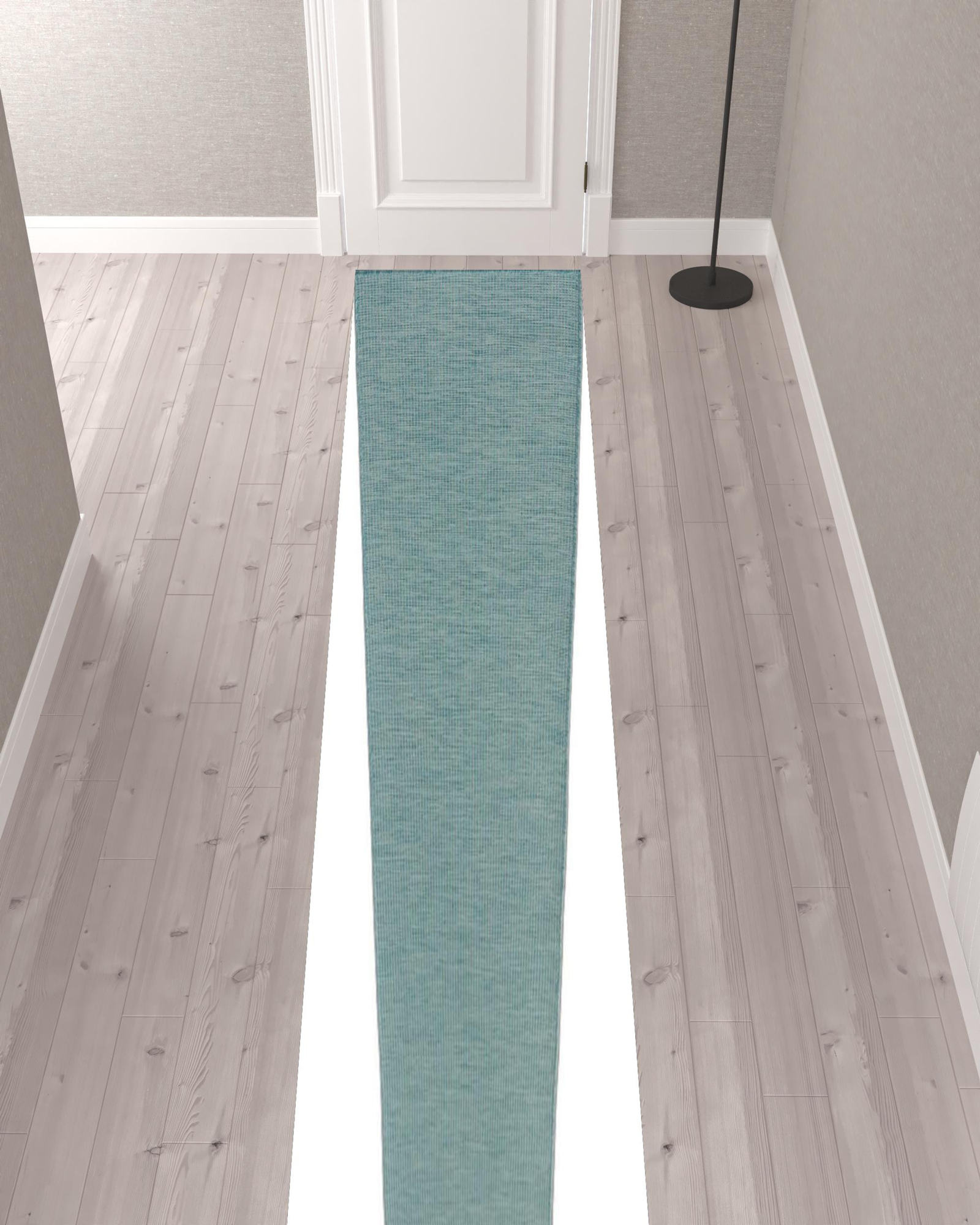 12' Aqua Power Loom Runner Rug - 1 - Sports & Outdoor