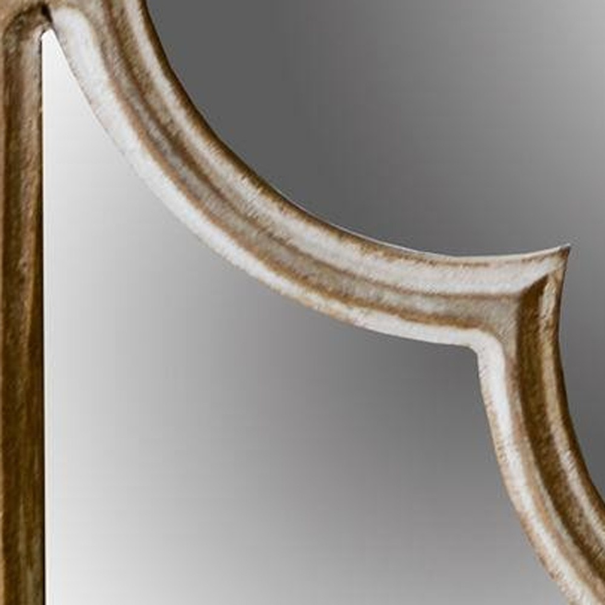 10" Natural Brown With Whitewash Square Wall Mounted Accent Mirror - 1 - Home & Garden