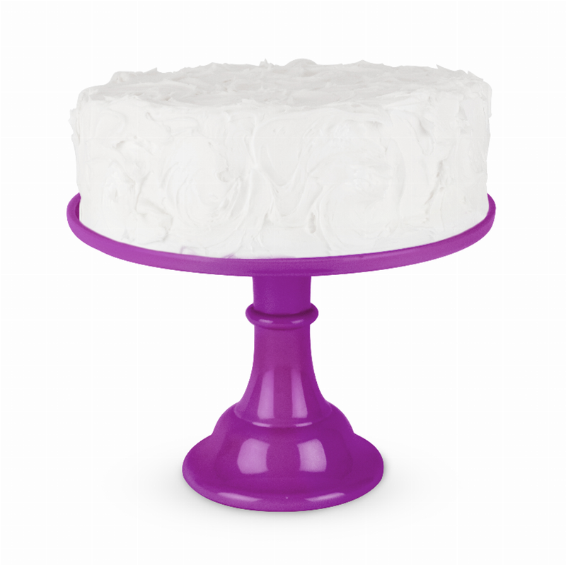 1 Fuchsia Melamine Cakestand - Purple / 1 - Kitchen & Dining