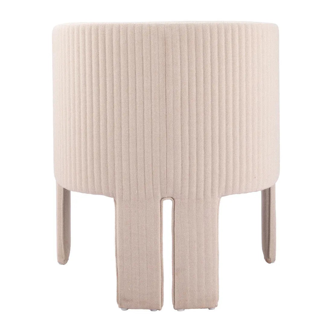 25" Beige Upholstered Arm Chair Homeroots Living Room