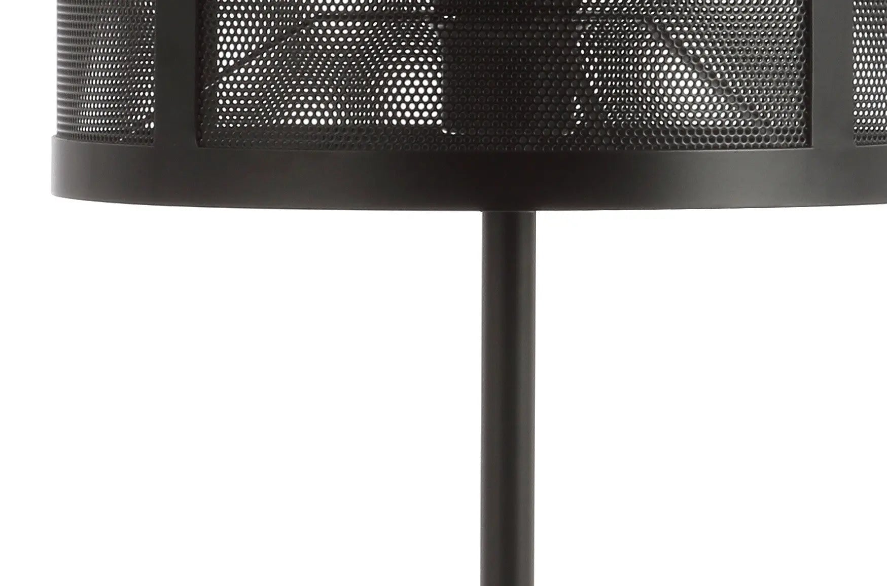 25" Black Table Lamp With Globe Shade Homeroots Lighting