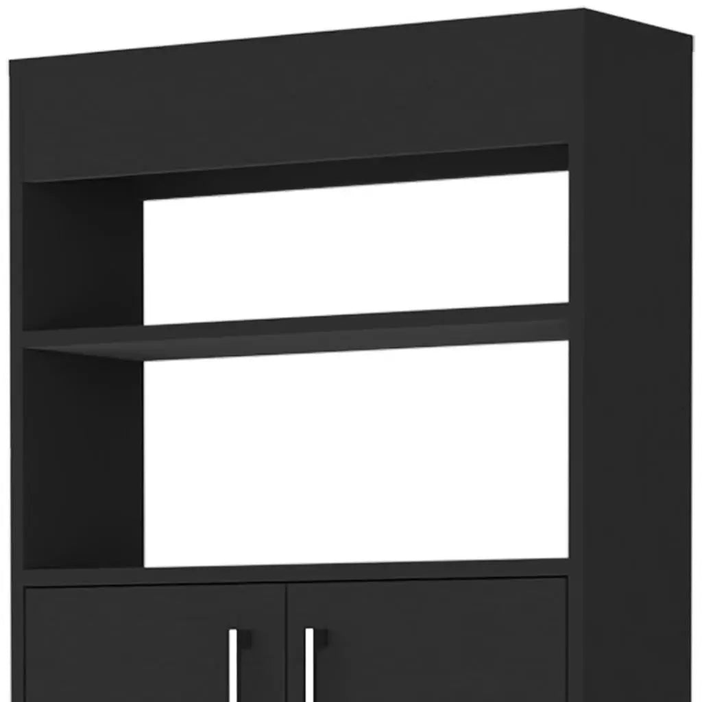 25" Black Wood Freestanding Single Door Bathroom Vanity Homeroots Bed & Bath
