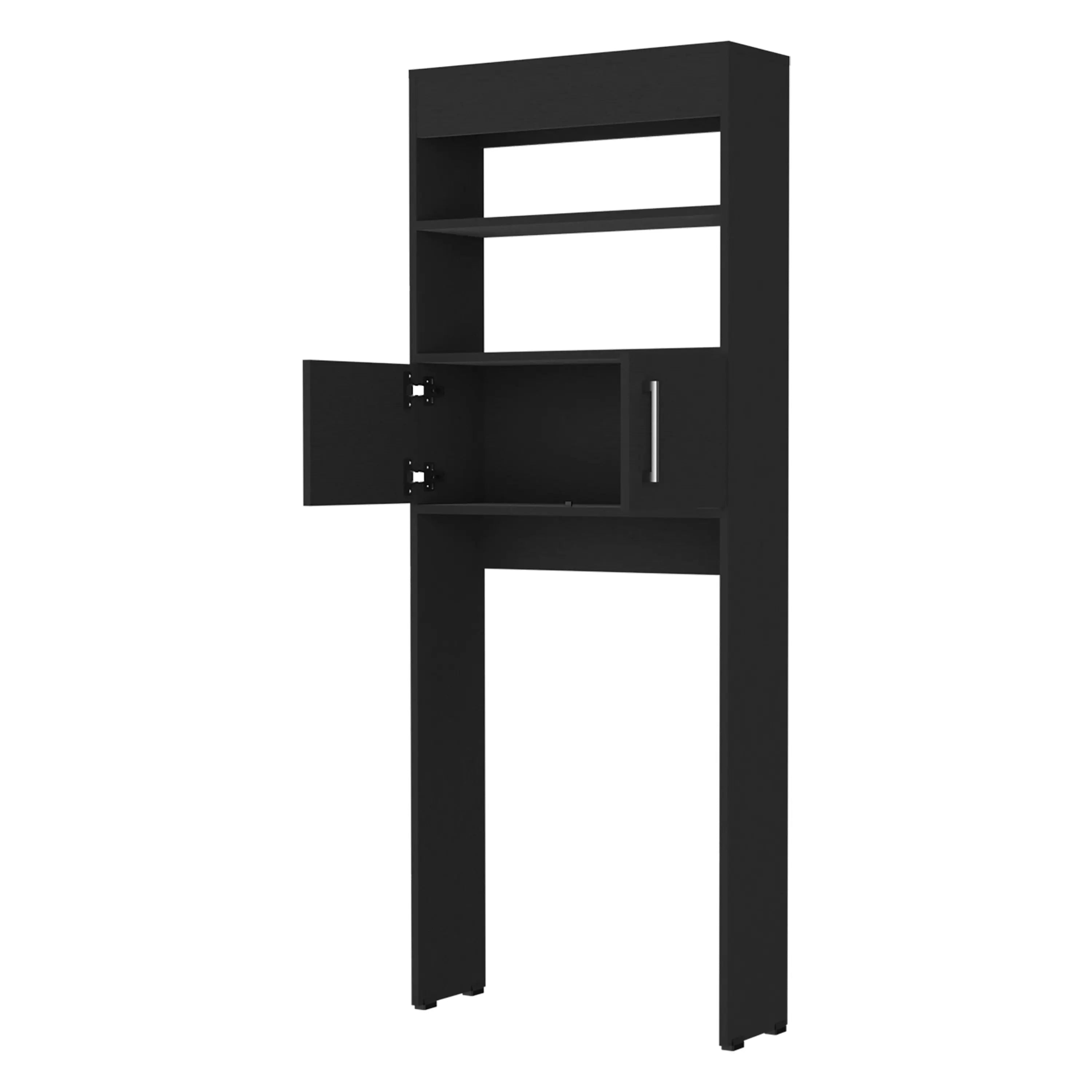 25" Black Wood Freestanding Single Door Bathroom Vanity Homeroots Bed & Bath