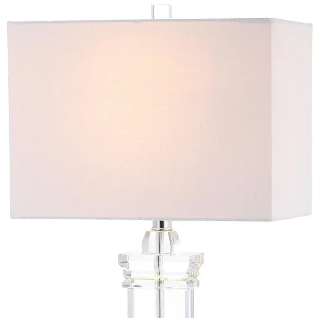 25" Clear Novelty Table Lamp LED With Shade Homeroots Lighting