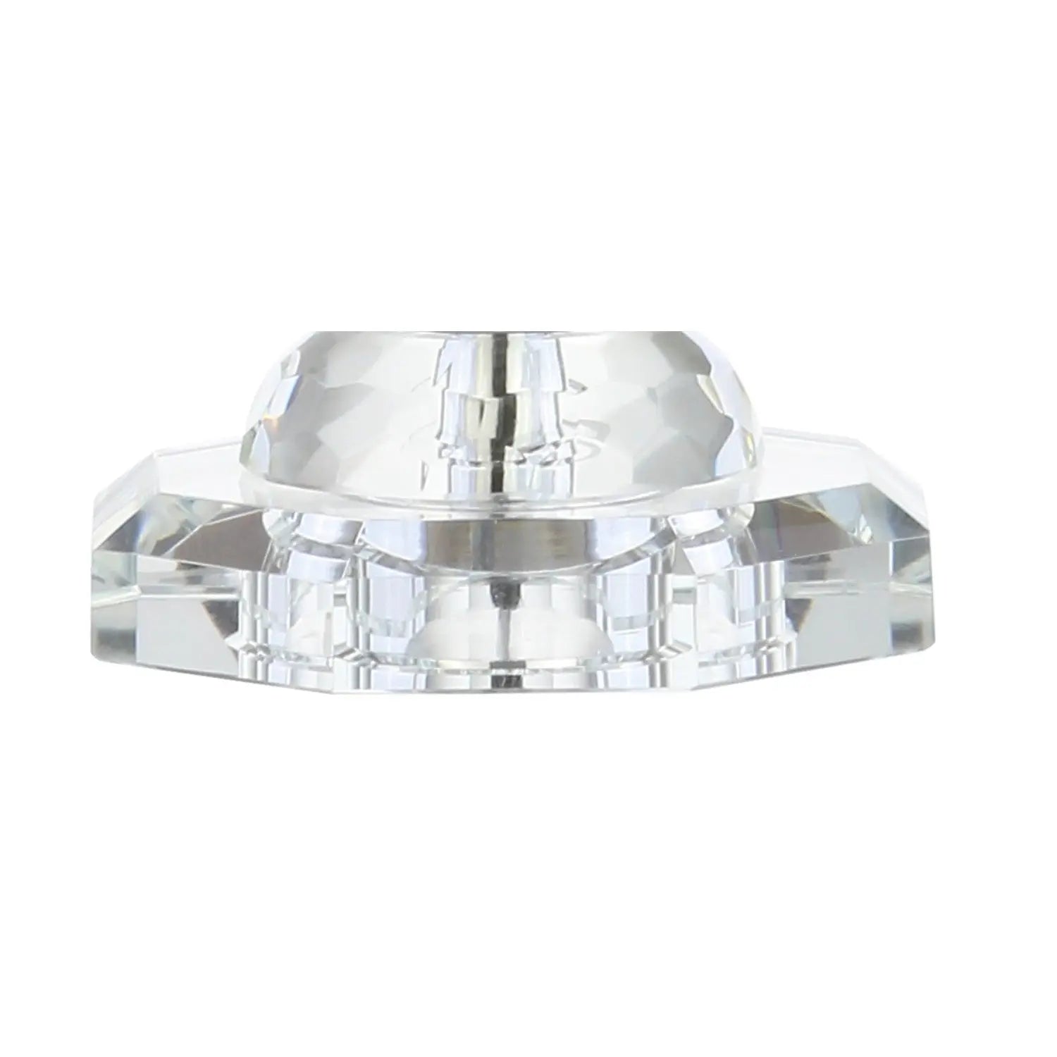 25" Clear Novelty Table Lamp With Drum Shade Homeroots Lighting