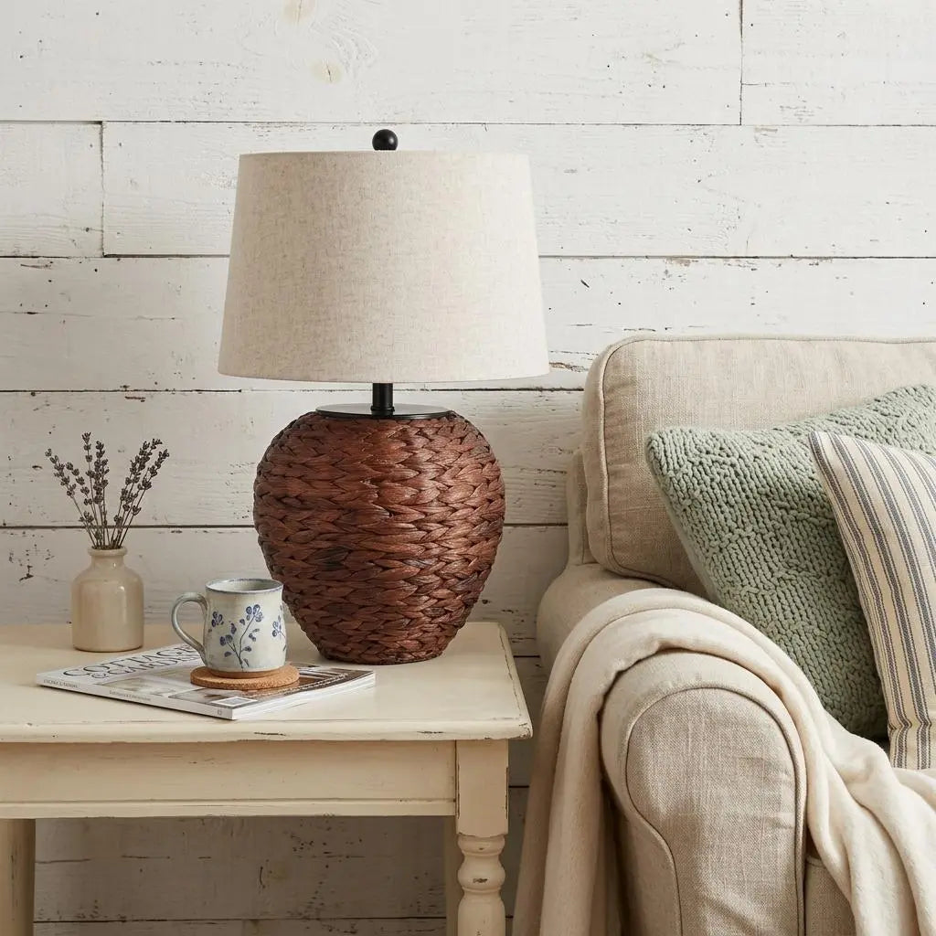 25" Clear Urn Table Lamp With Globe Shade Homeroots Lighting
