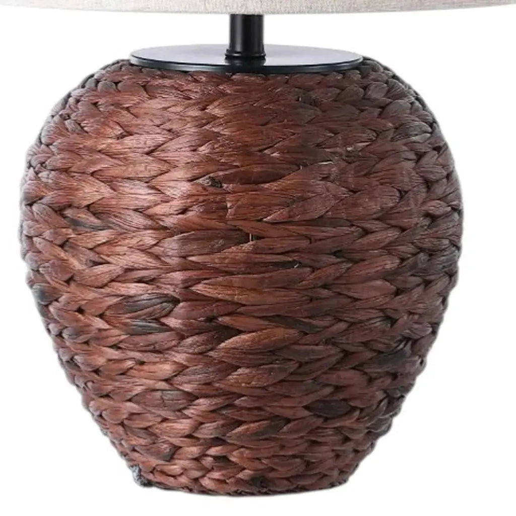 25" Clear Urn Table Lamp With Globe Shade Homeroots Lighting