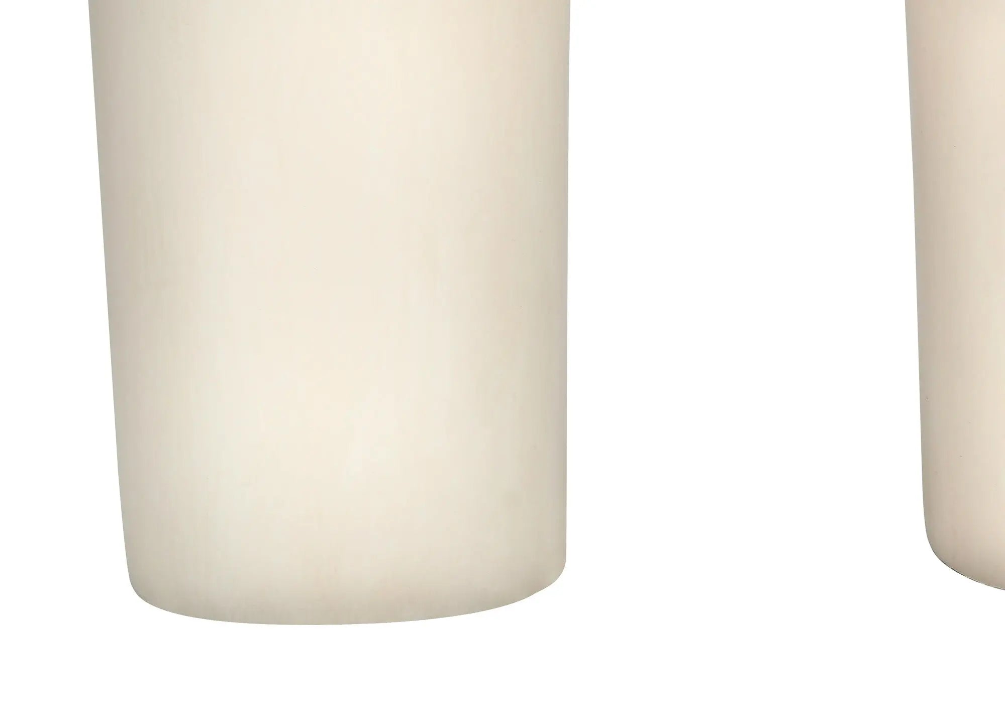 25" Cream Geometric Table Lamp With Beige Empire Shade Homeroots Lighting