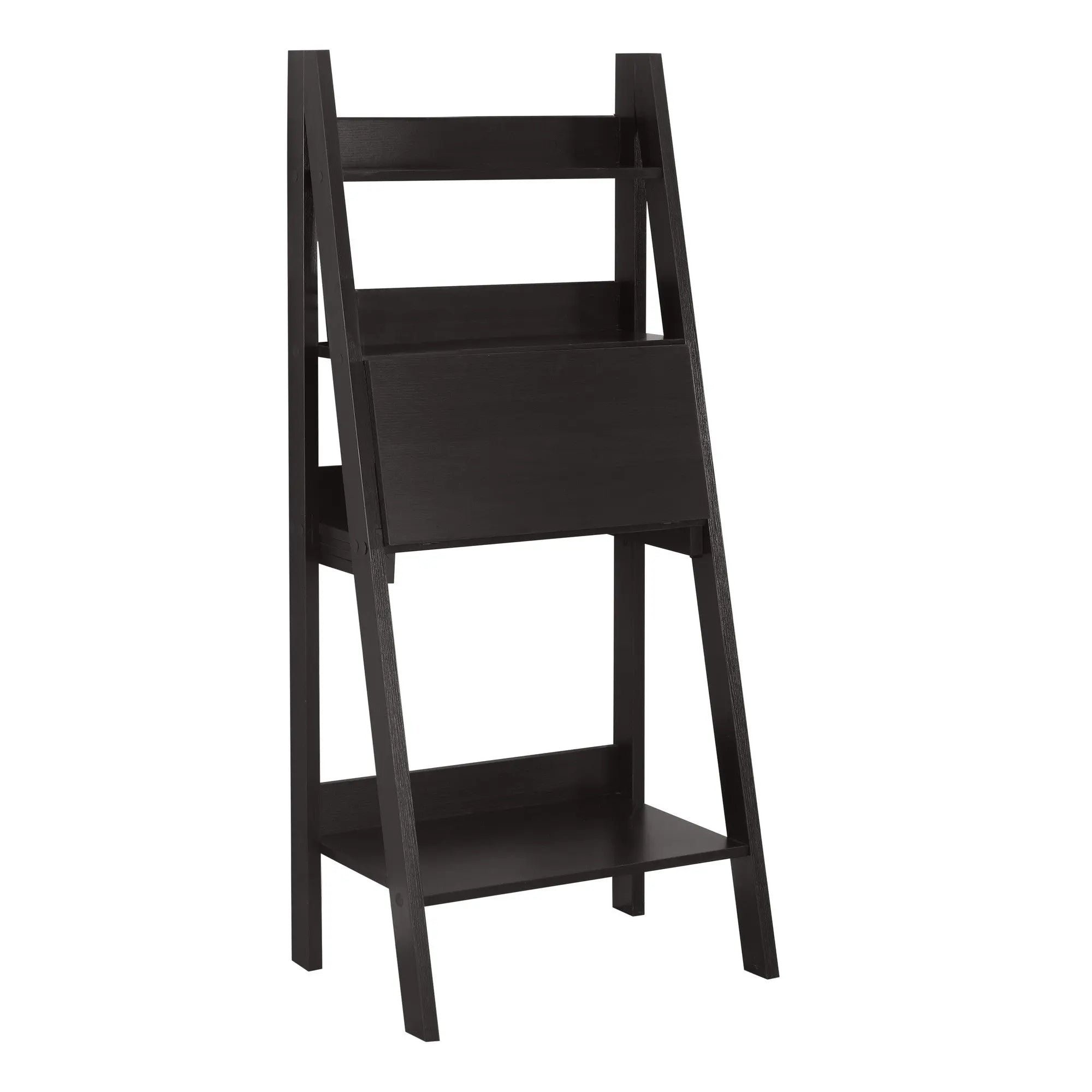 25" Espresso Ladder Desk Homeroots Office