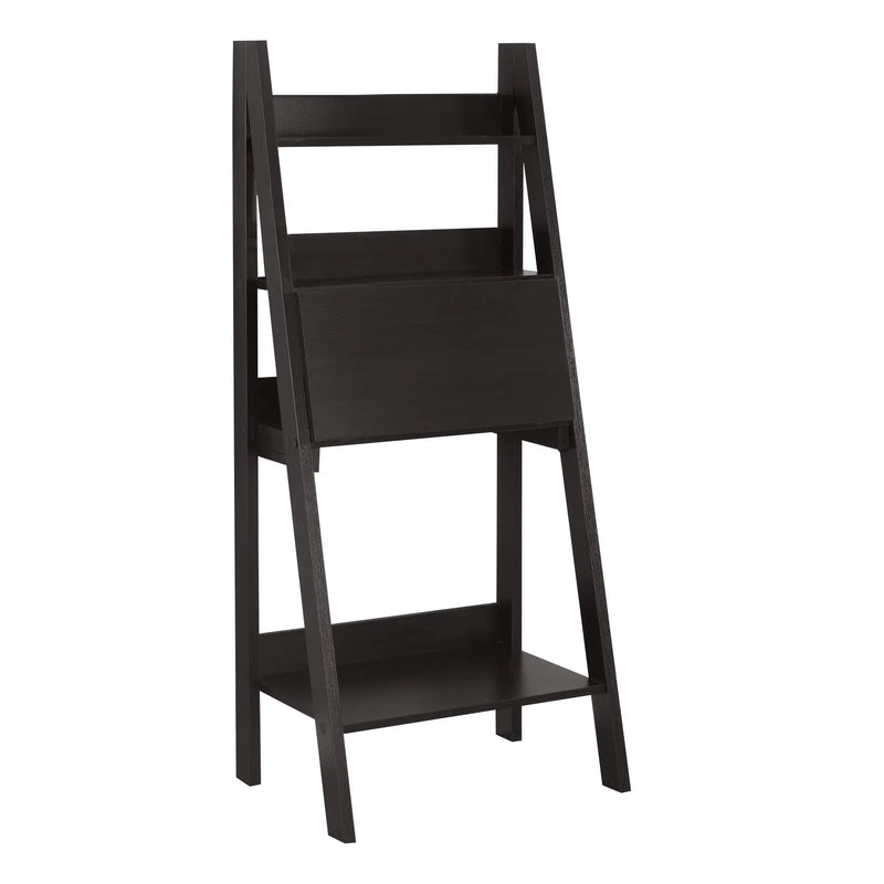 25" Espresso Ladder Desk Homeroots Office