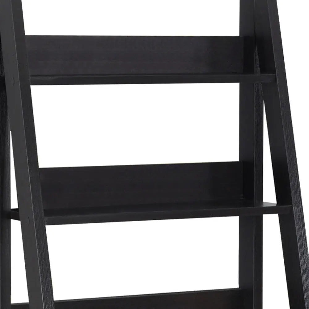 25" Espresso Ladder Desk Homeroots Office