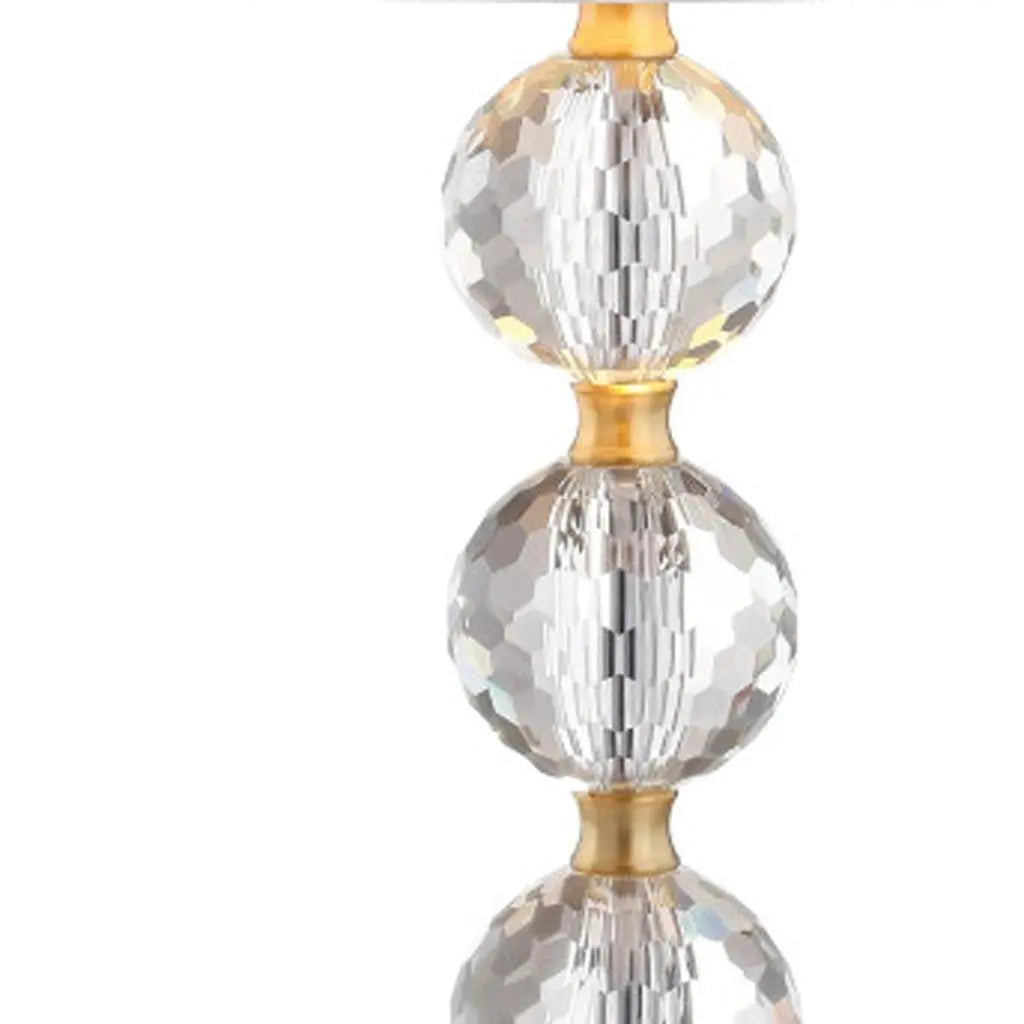 25" Gold Novelty Table Lamp LED With Drum Shade Homeroots Lighting