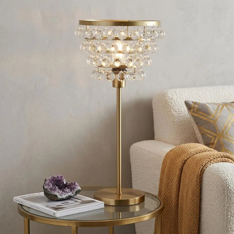 25" Gold Novelty Table Lamp With Drum Homeroots Lighting