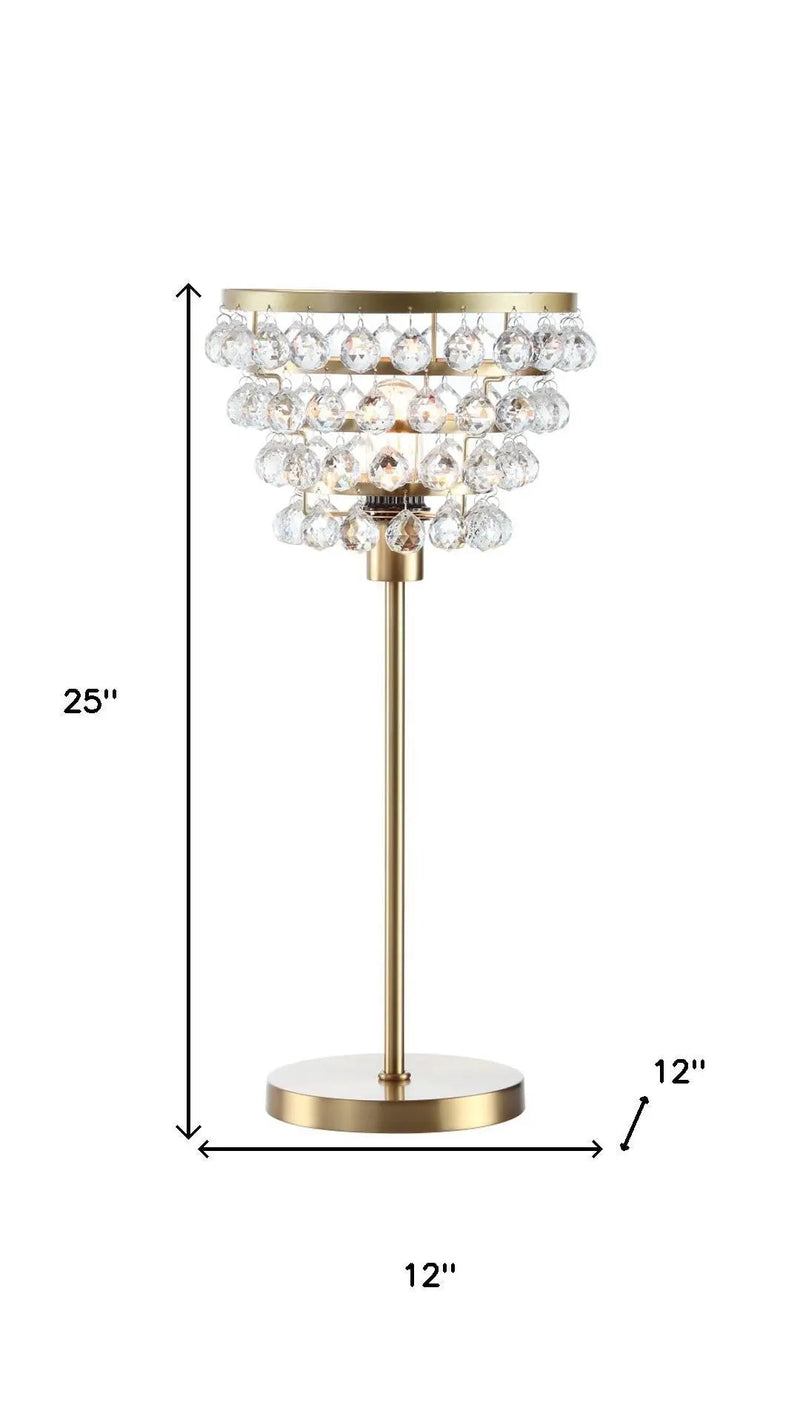 25" Gold Novelty Table Lamp With Drum Homeroots Lighting