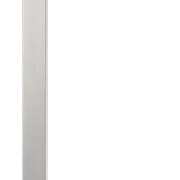 25" Nickel Metal Desk USB Table Lamp With White Shade Homeroots Lighting