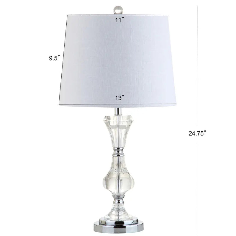 25" Silver Urn Table Lamp With Empire Shade Homeroots Lighting