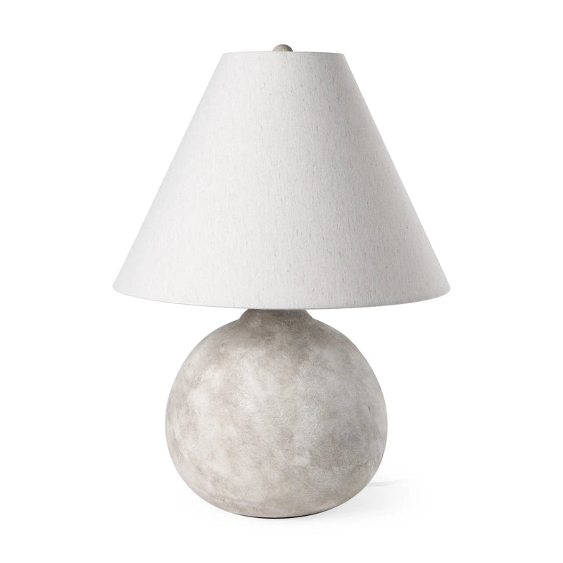 25" Tan Novelty Table Lamp With Bell Shade Homeroots Lighting