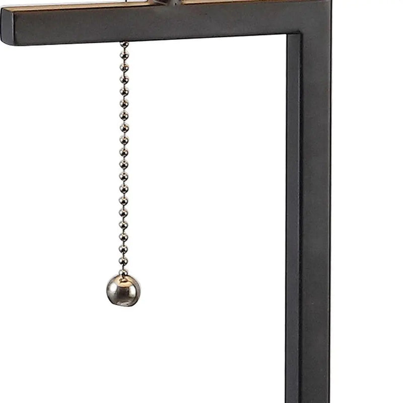 25" White Novelty Table Lamp With Drum Shade Homeroots Lighting