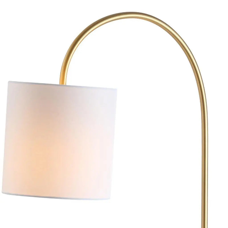 25" White Novelty Table Lamp With Drum Shade Homeroots Lighting