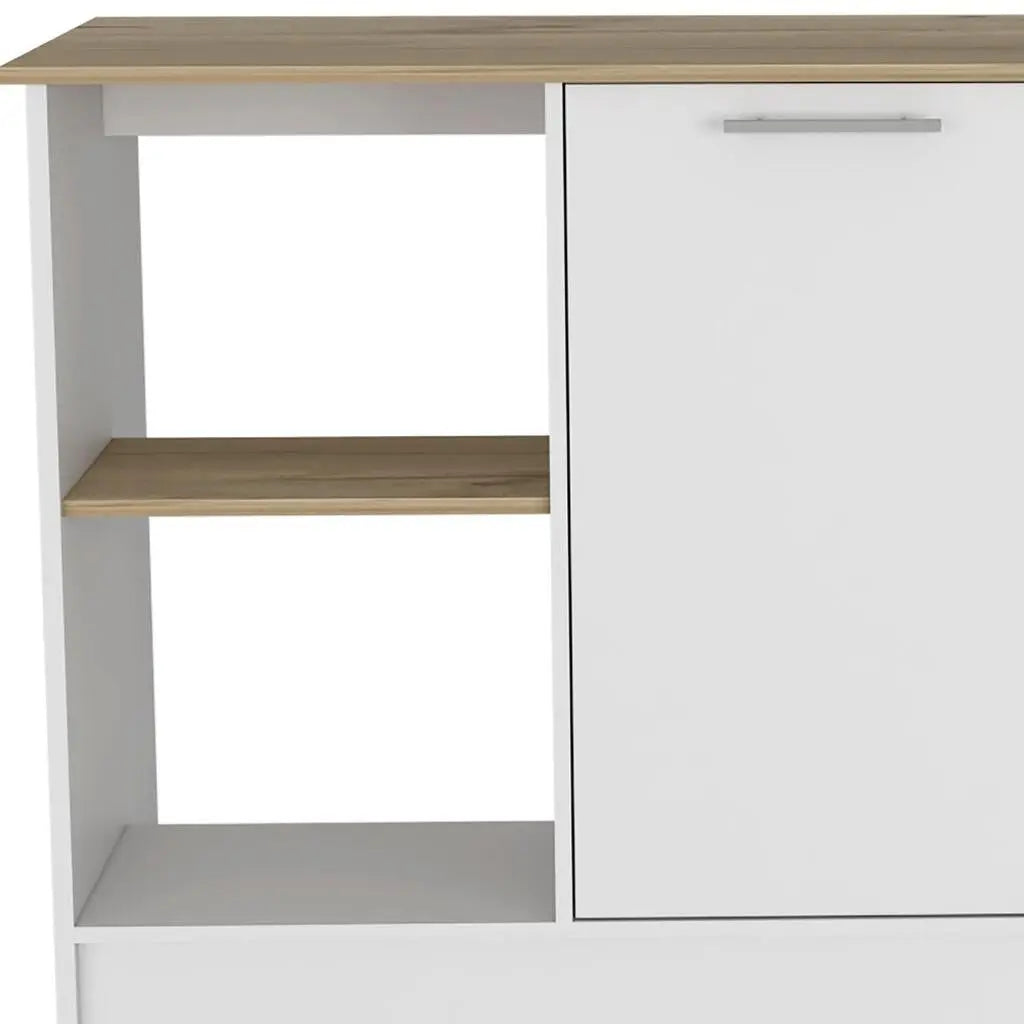 25" White Wood Kitchen Island Homeroots Kitchen & Dining