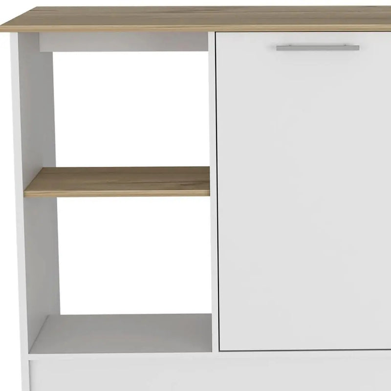 25" White Wood Kitchen Island Homeroots Kitchen & Dining